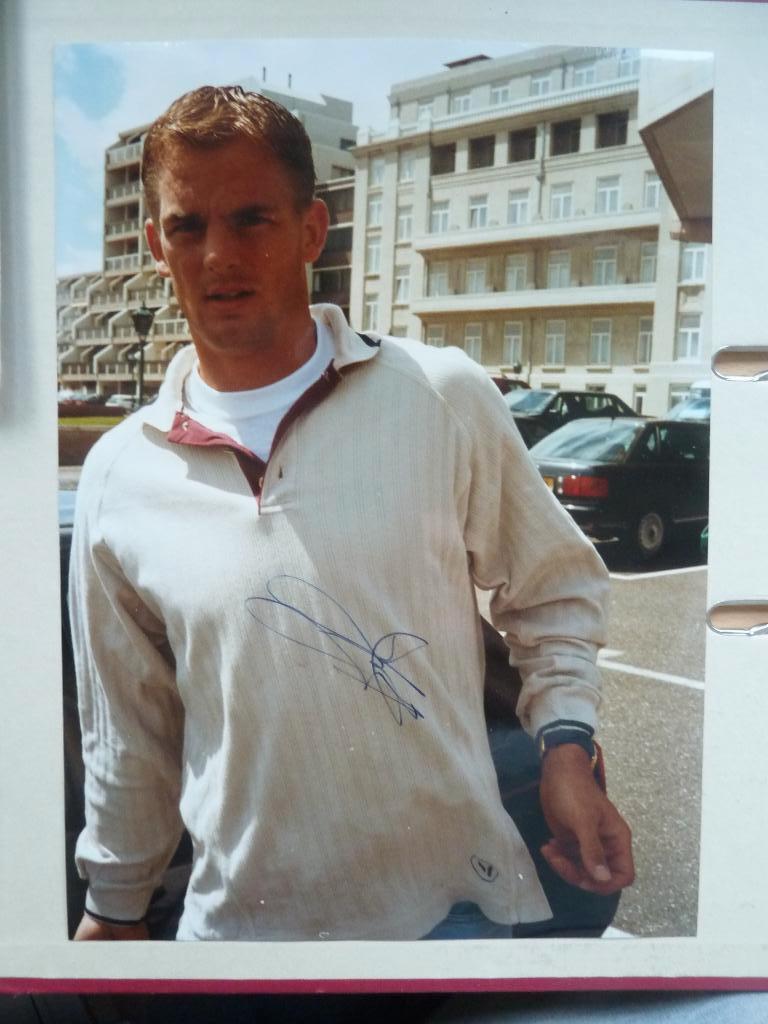 Grote Foto. Ronald.de.Boer  Ajax  20 x 28 cm, Ophalen of Verzenden, Zo goed als nieuw, Ajax, Overige typen