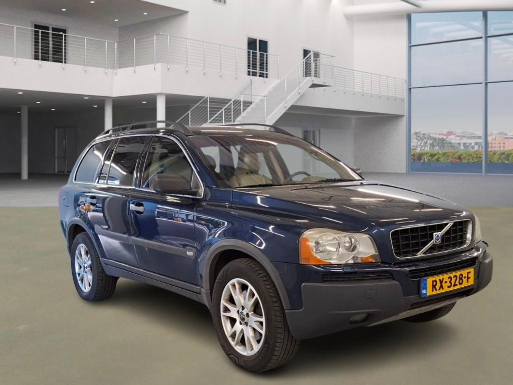 Volvo XC90 2.5 T Exclusive|7PERSONEN|apk 15-02-2027, Gebruikt, Blauw, 7 stoelen, 2521 cc
