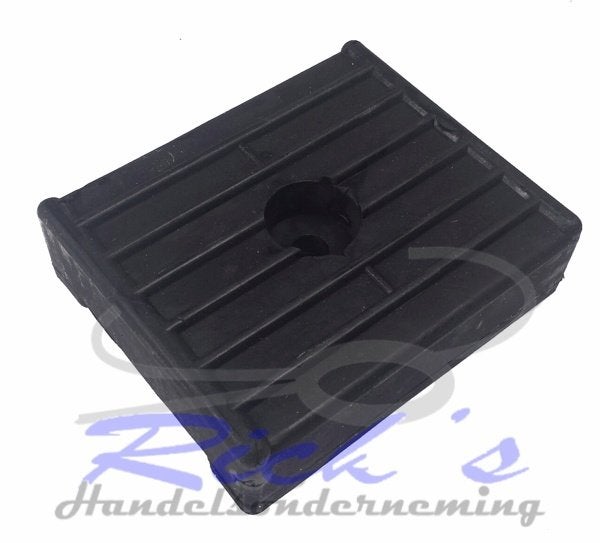 Bootkussen zwart rubber 120x100mm, NB, Nieuw, Ophalen of Verzenden, Motor en Techniek