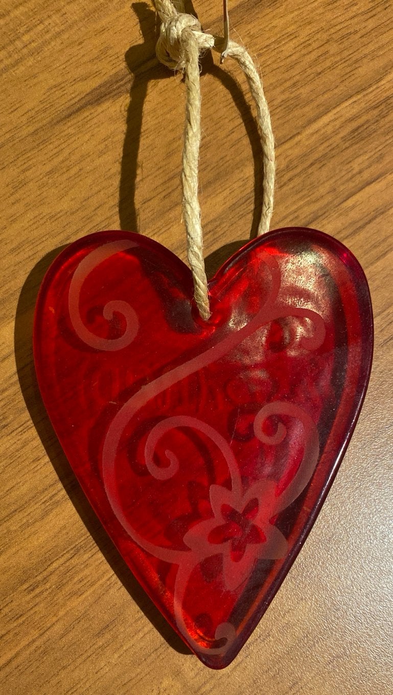 U2 Hallmark INSPI(RED) hart ornament – Bono / U2 connectie, Verzamelen, Ophalen of Verzenden, Gebruikt, Overige typen