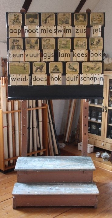 Klassikale leesplank, Antiek en Kunst, Antiek | Schoolplaten, Ophalen, Overige thema's