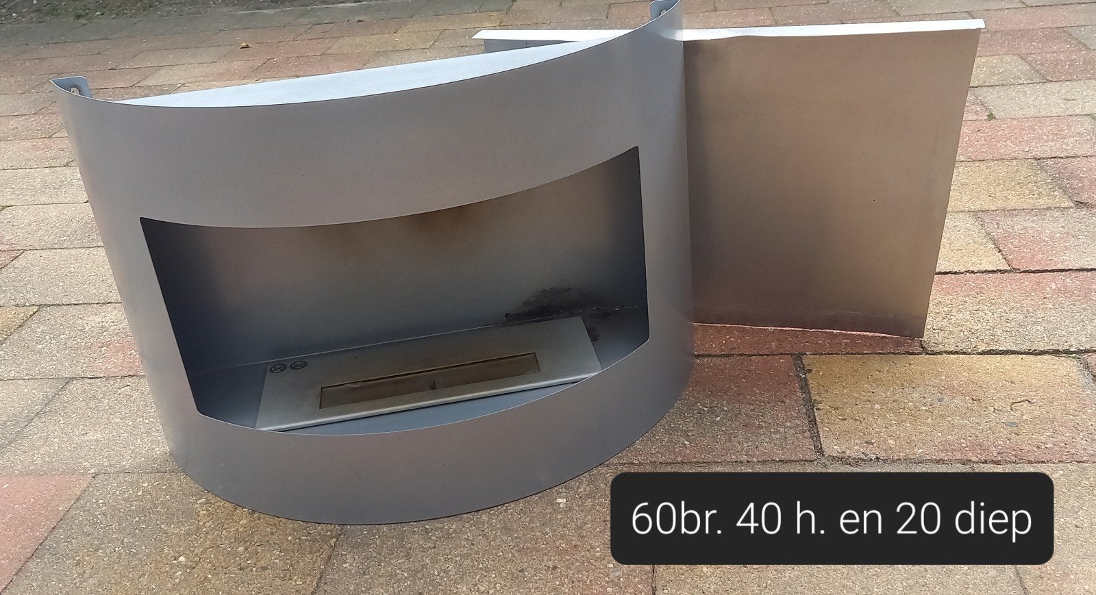 BIO ETHANOL HAARD, Huis en Inrichting, Ophalen of Verzenden, Gebruikt, Vrijstaande haard, Overige soorten