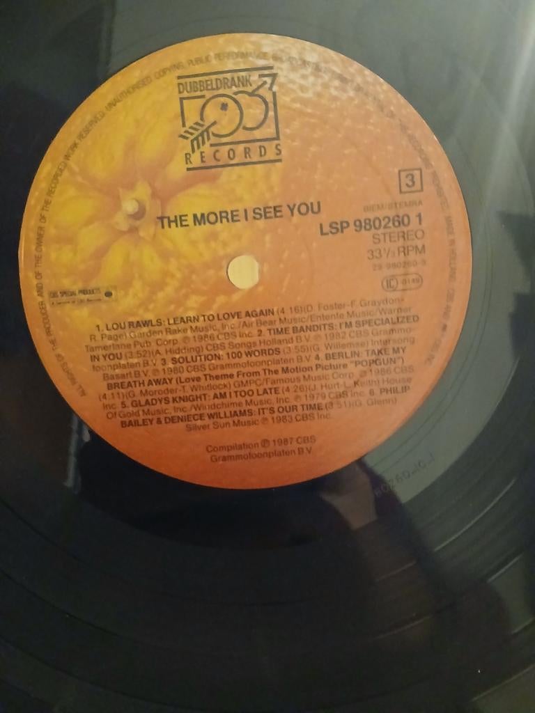 The More I See You - Dubbeldrank LP (1987), Complilatie, Ophalen of Verzenden, Gebruikt, 12 inch