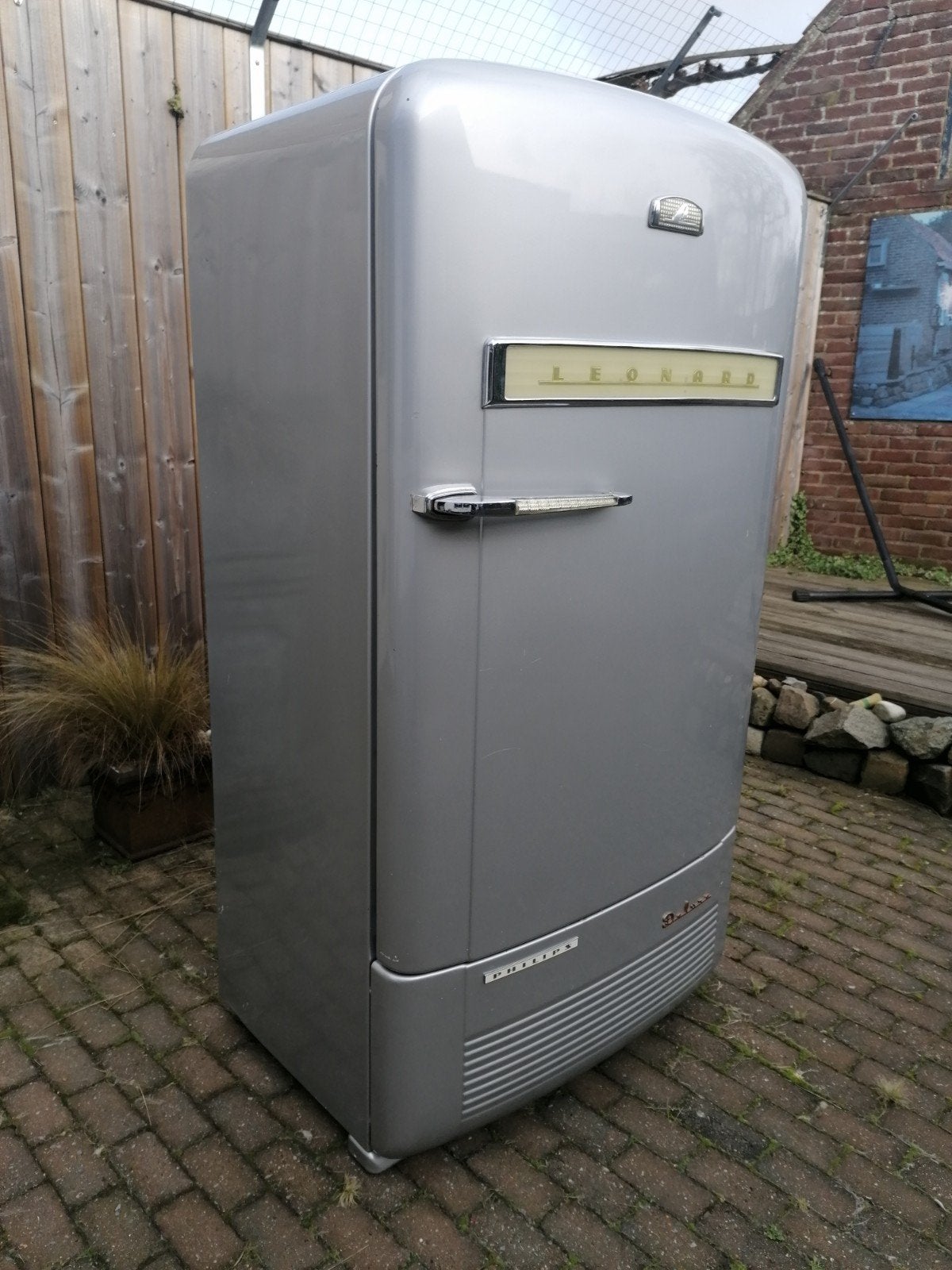 Vintage retro koelkast,  leonard, Witgoed en Apparatuur, 200 liter of meer, Zonder vriesvak, Gebruikt, 160 cm of meer