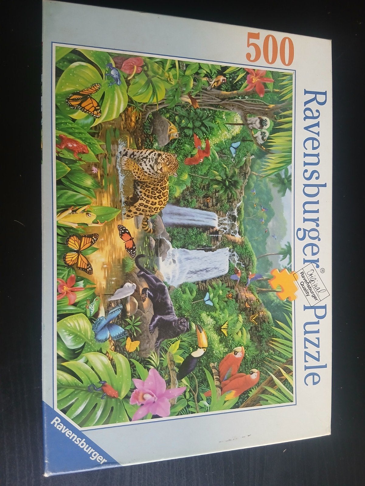 Ravensburger Puzzel 500 stukjes - Jungle Dieren, Hobby en Vrije tijd, Denksport en Puzzels, Ophalen, 500 t/m 1500 stukjes, Gebruikt