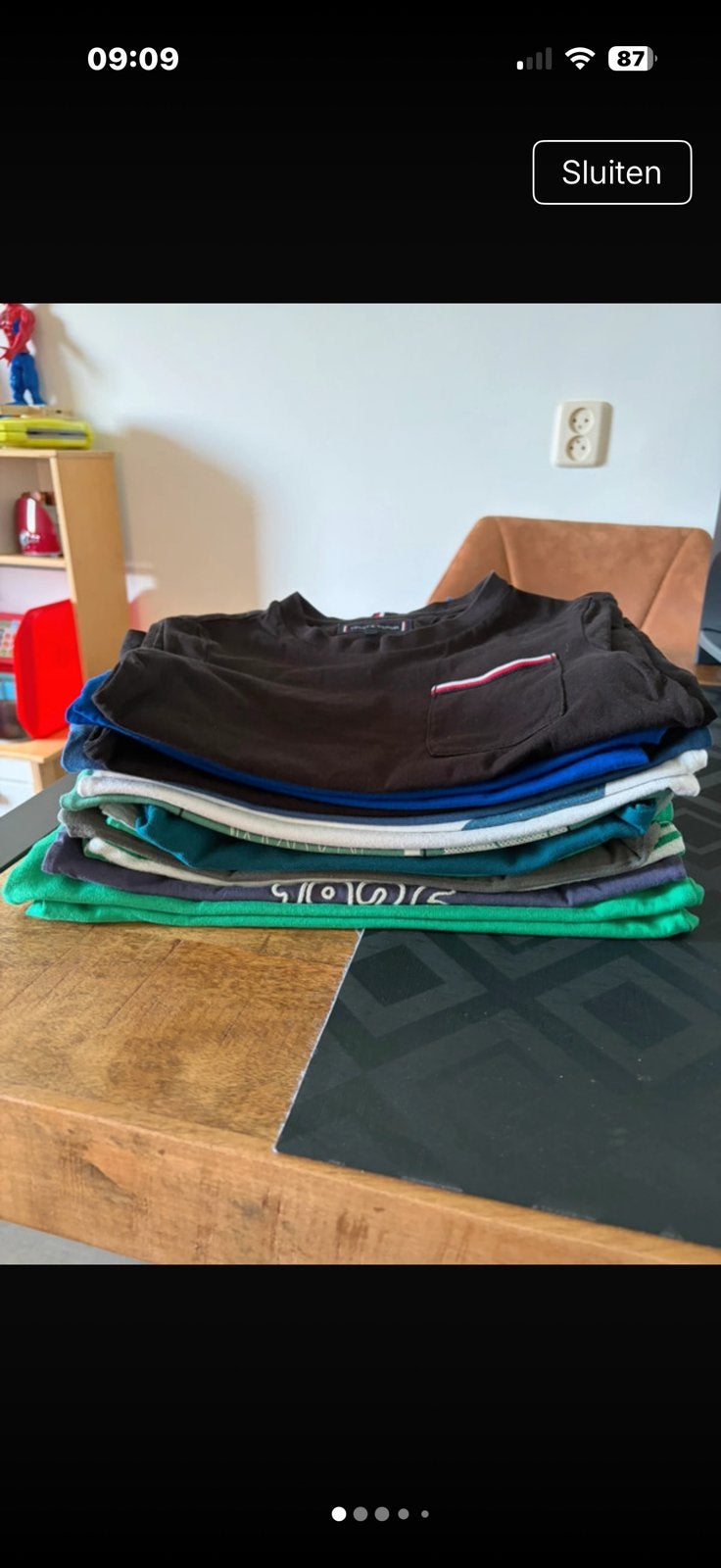 16 jongens shirts, Ophalen of Verzenden, Gebruikt, Maat 98