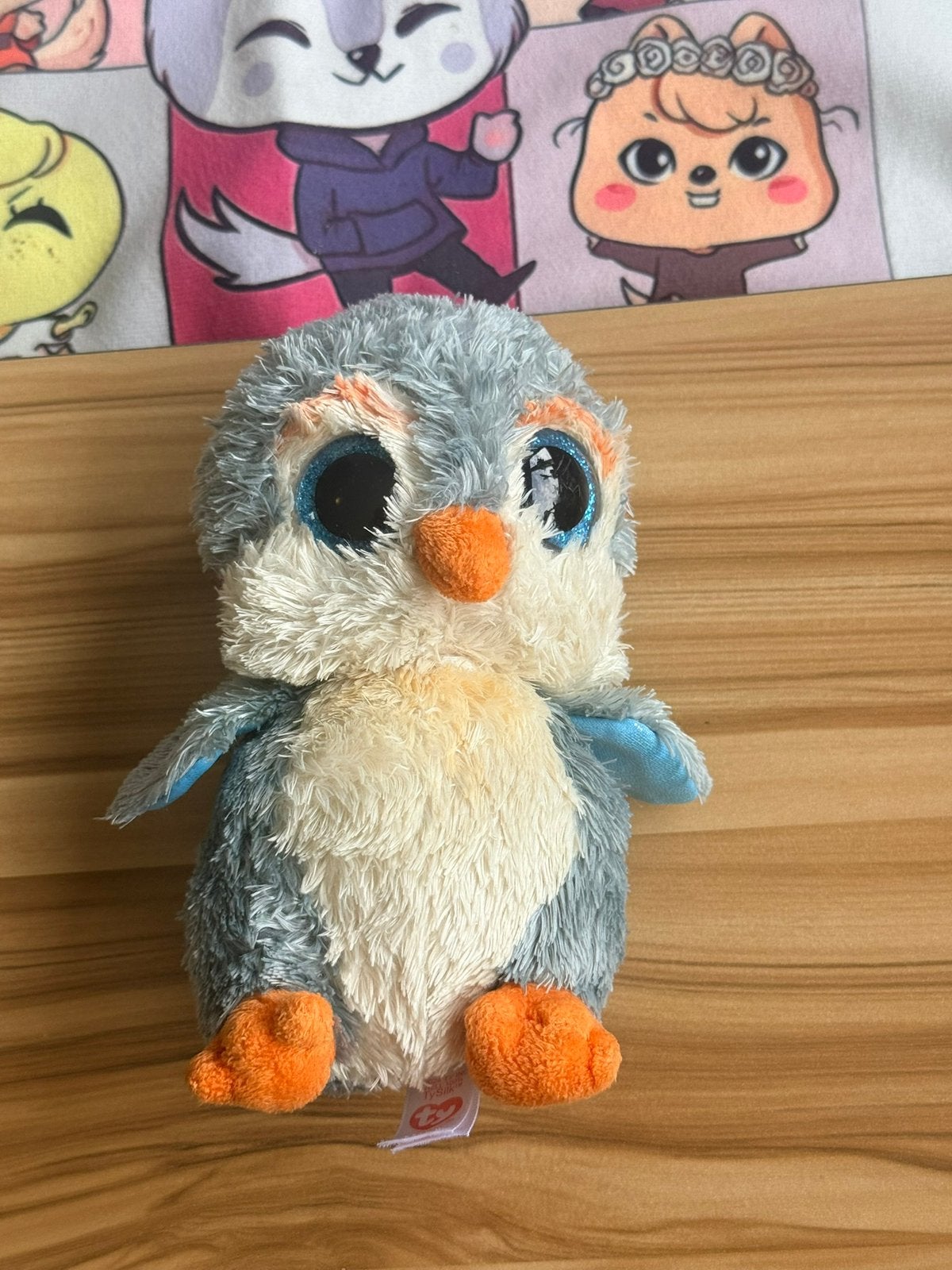 Schattige pinguïn knuffel TySilk, Ophalen of Verzenden, Zo goed als nieuw, Overige typen