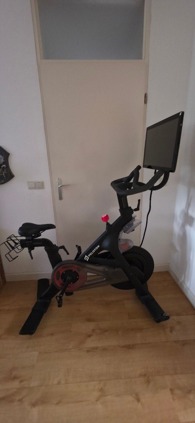 Peloton Bike met Touchscreen | Zeer nette staat | Compleet, Ophalen, Benen, Spinningfiets, Zo goed als nieuw