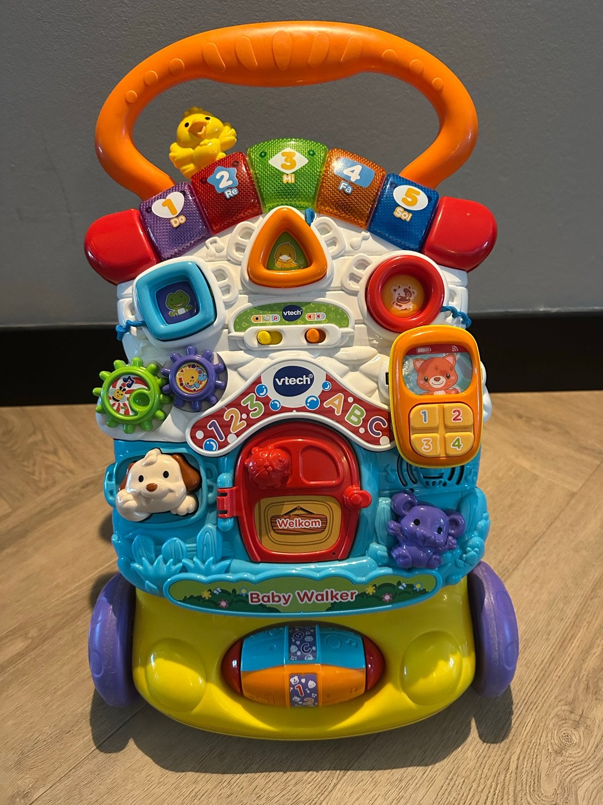 VTech Baby Walker - Interactieve Loopwagen met Geluid, Ophalen, Zo goed als nieuw, Overige typen, Met licht