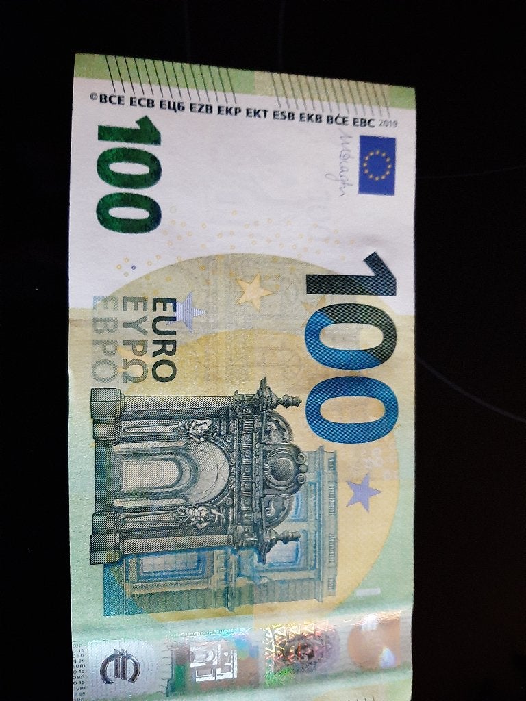 100 euro bankbiljet nieuw model, Ophalen of Verzenden, Overige landen, 100 euro, Los biljet