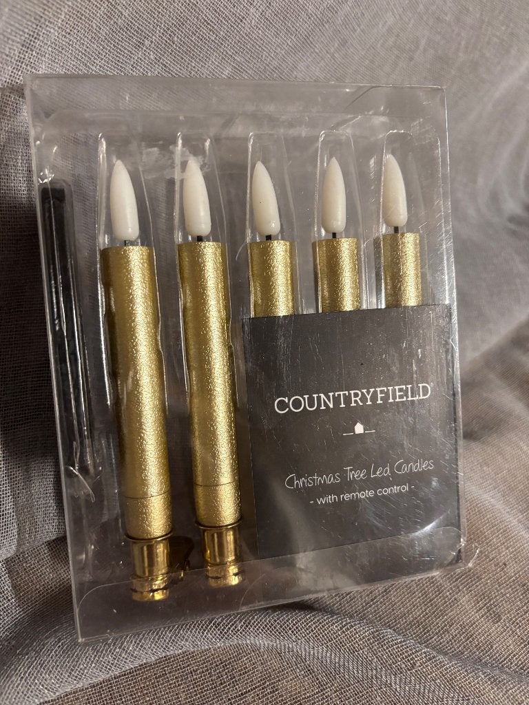Countryfield - led-kaarsjes voor in de kerstboom, Diversen, Kerst, Ophalen of Verzenden