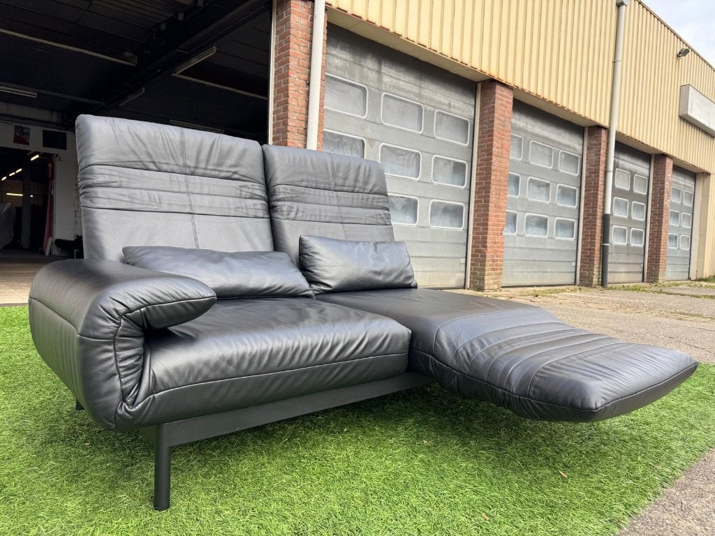 Rolf Benz PLURA multifunctionele design relax leren bank, Ophalen, Geen, Pahest@hotmail.nl, Design