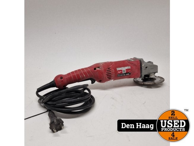 Milwaukee agv 17-150 xc Haakse slijper | incl garantie, Doe-het-zelf en Verbouw, Gereedschap | Zaagmachines, Milwaukee, Zo goed als nieuw