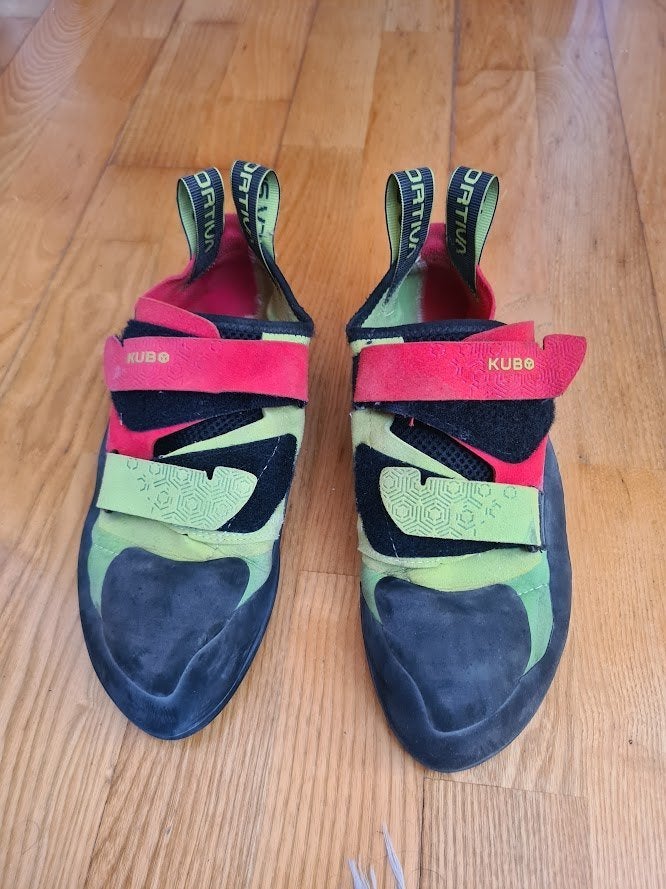 Klimschoenen maat 44,5 slechts enkele keer gebruikt, Ophalen of Verzenden, Gebruikt, Klimsportschoenen
