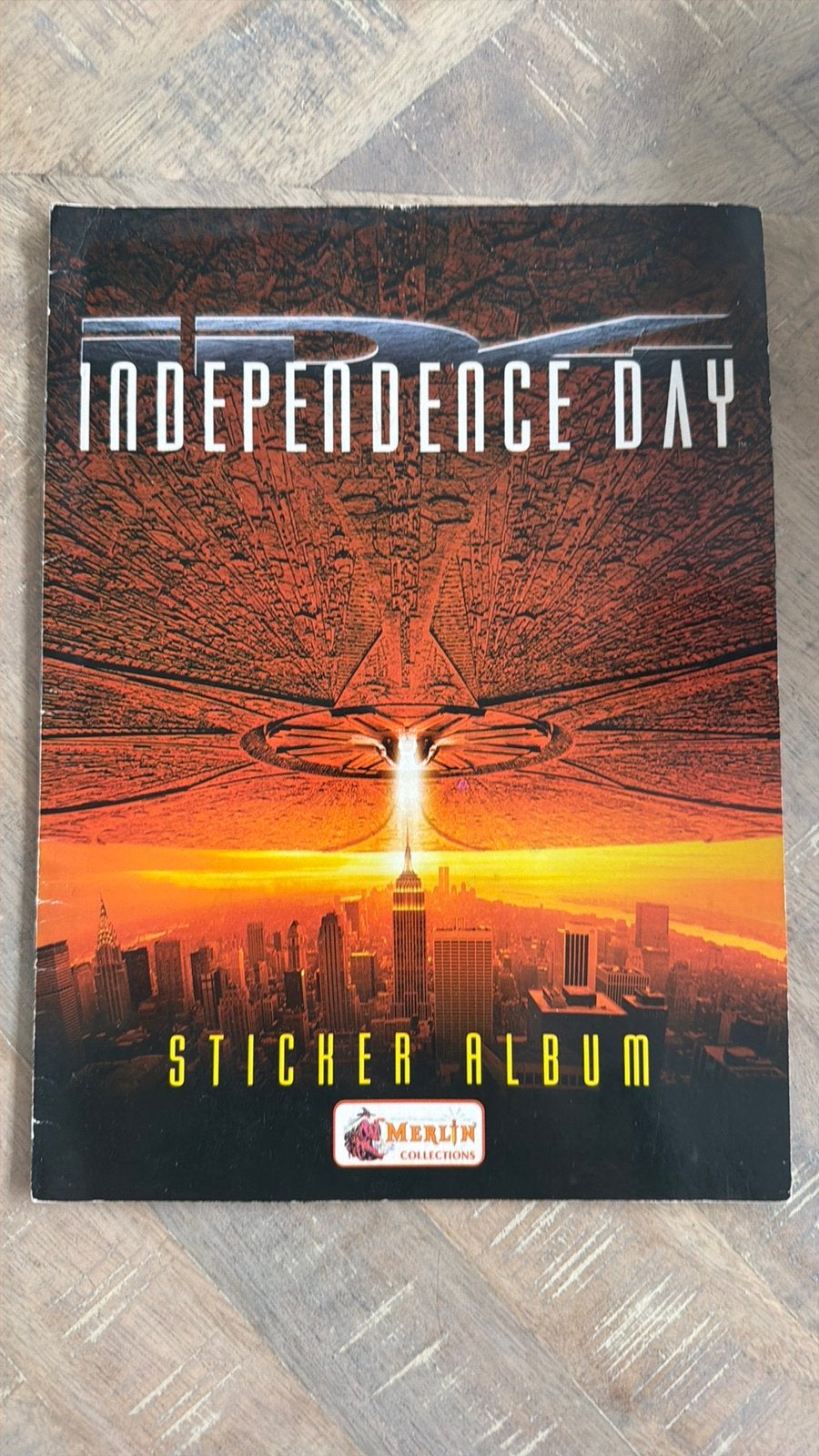 Independence day compleet album Merlin, Ophalen of Verzenden, Zo goed als nieuw, Meerdere stickers
