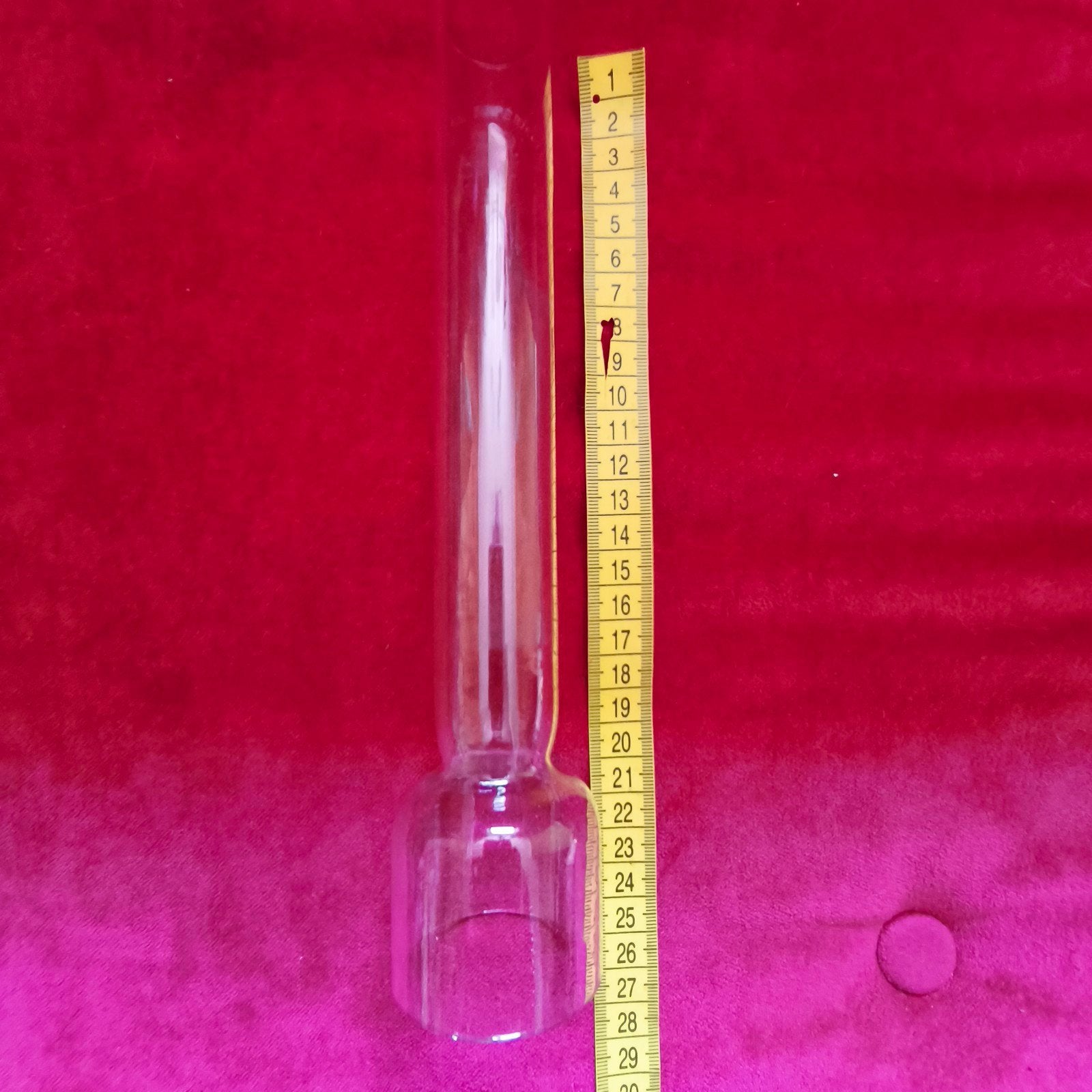Glazen lampenkap voor olielamp of petroleumlamp, Antiek en Kunst, Ophalen of Verzenden