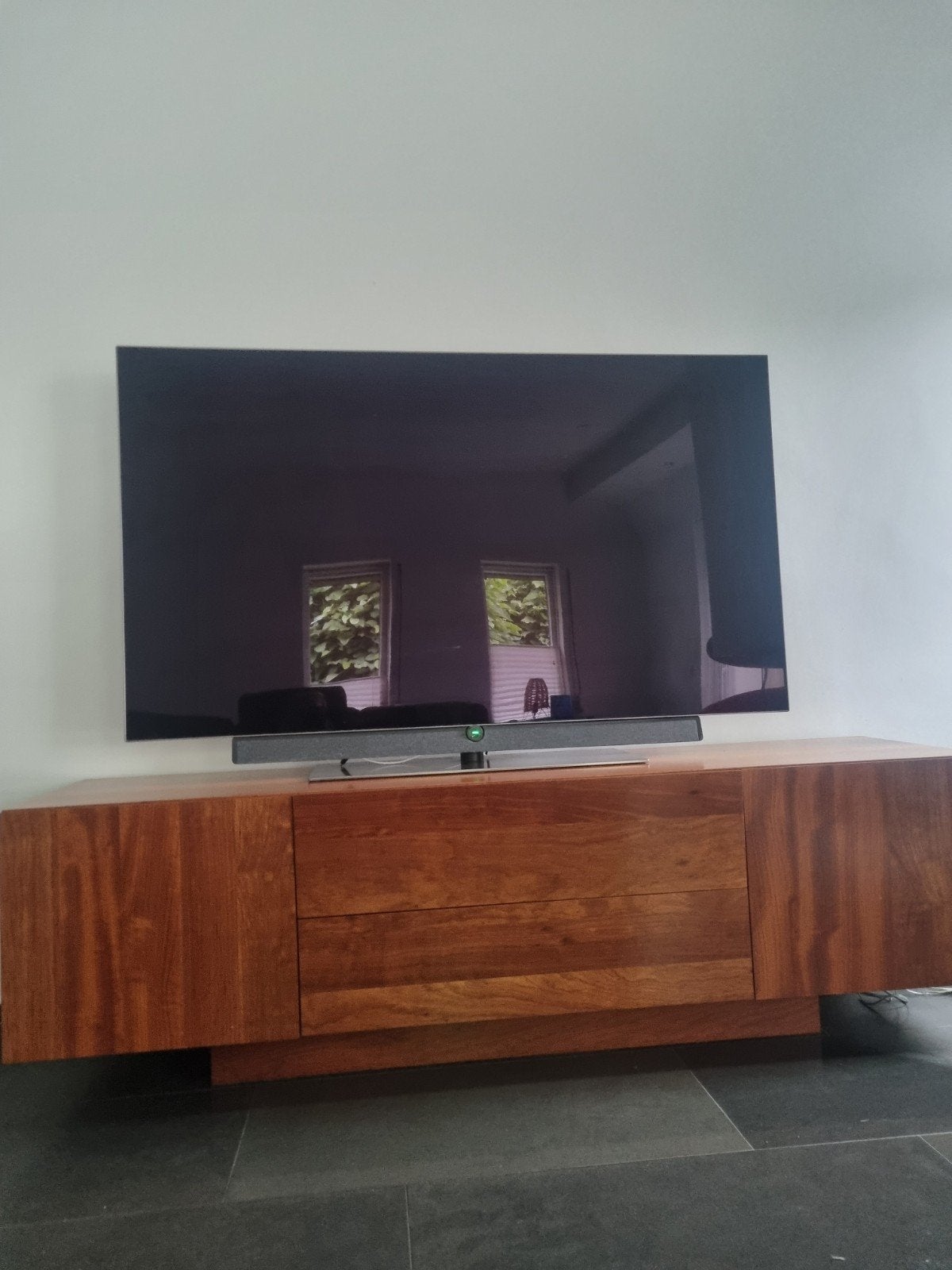 tv kast van jatoba hout, l x b x h x d = 185 x 50 x 54 x 46., Ophalen, Gebruikt, 50 tot 100 cm, Minder dan 100 cm