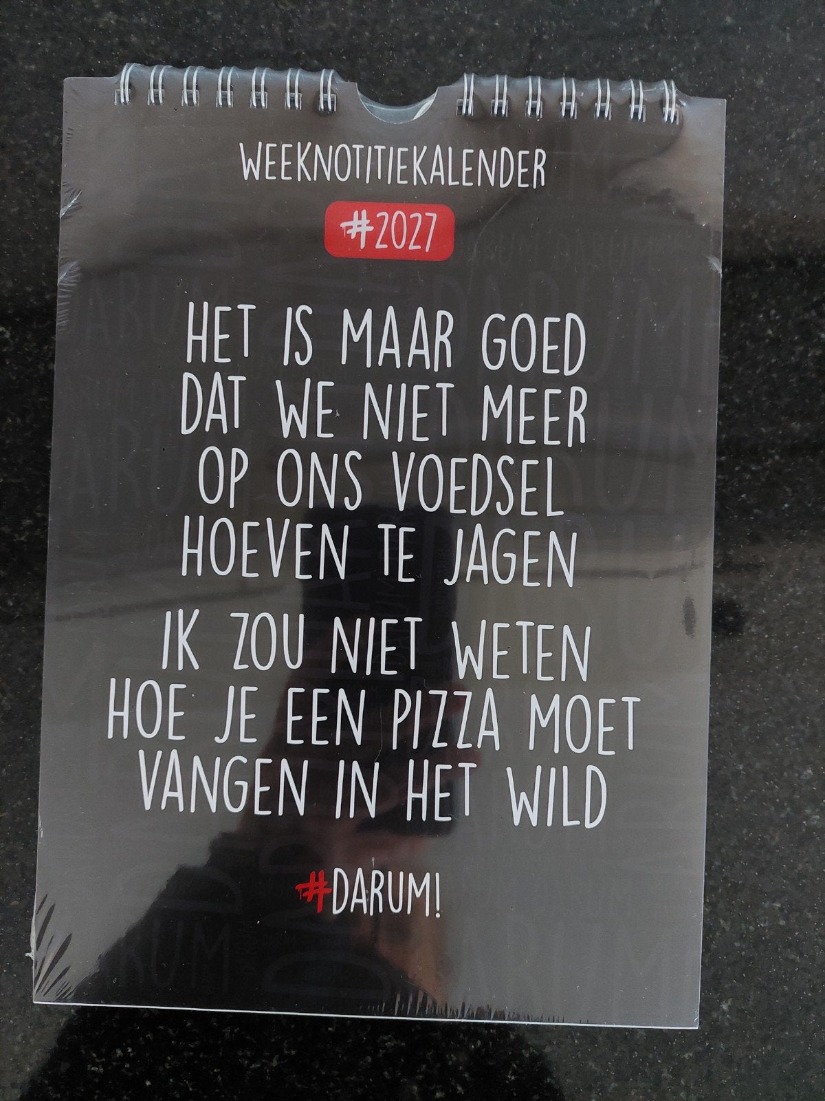 #Darum weekkalender 2027  NIEUW, Ophalen of Verzenden, Weekkalender, Nieuw