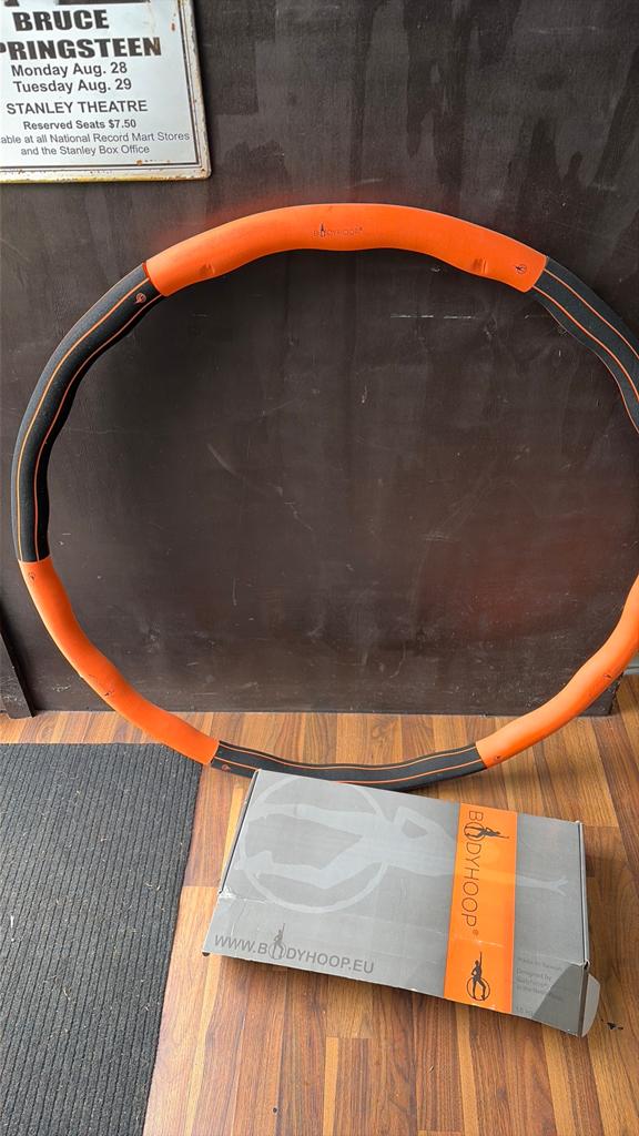 Bodyhoop Hoelahoep - Oranje/Zwart, Sport en Fitness, Overige Sport en Fitness, Ophalen of Verzenden, Gebruikt