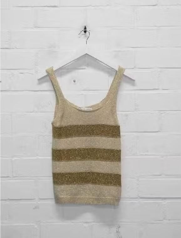 Jane Lushka - Prachtige gouden top maat XL - Nieuw €99,95, Overige kleuren, Maat 46/48 (XL) of groter, Nieuw, Ophalen of Verzenden