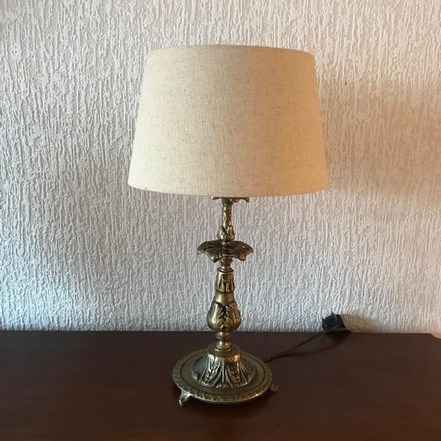 Klassieke tafel / bureaulamp, Gebruikt, Klassiek, Ophalen of Verzenden, Metaal