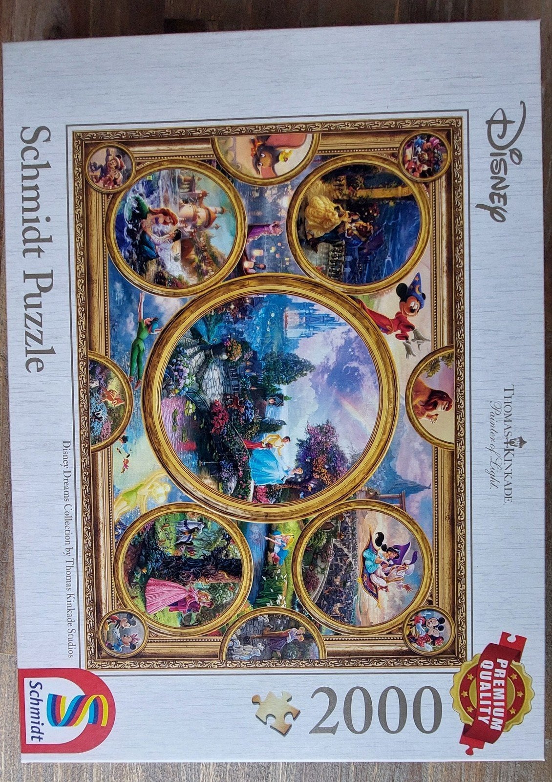 Disney Thomas Kinkade Schmidt Legpuzzel 2000 stukjes, Hobby en Vrije tijd, Denksport en Puzzels, Ophalen
