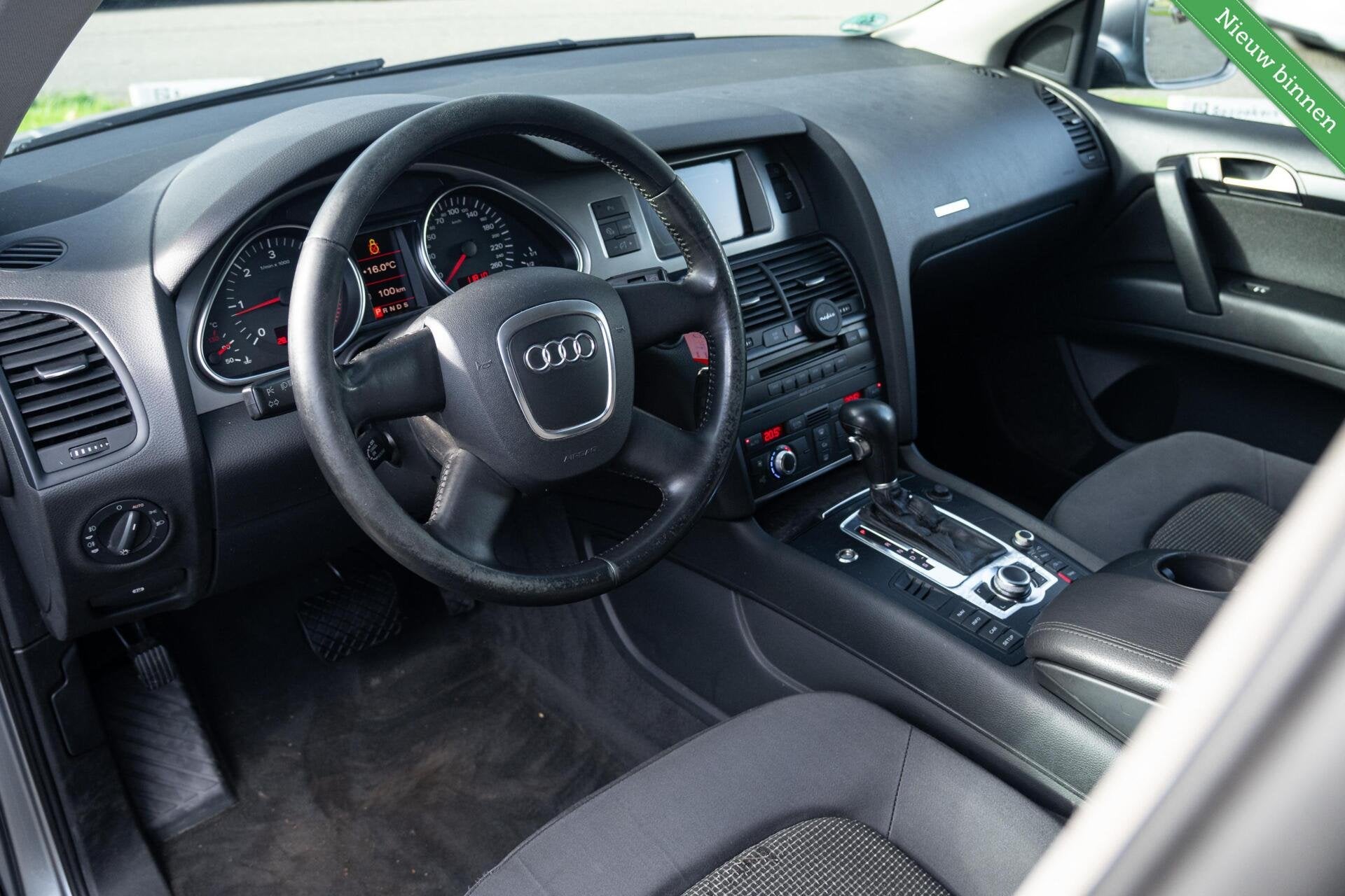 Audi Q7 3.0 V6 TDI Grijskenteken|Automaat|Quattro|Trekhaak|3, Auto's, Gebruikt, Zwart, Bedrijf, Diesel