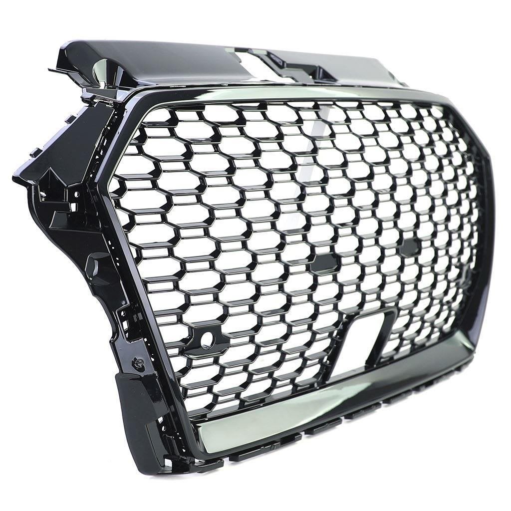 Sport Grill Zwart Honingraat Geschikt Voor Audi A3 8V RS3 AC, Verzenden, Automotive Parts, A.parts@hotmail.nl, Trasmolenlaan 12 3447 GZ Woerden