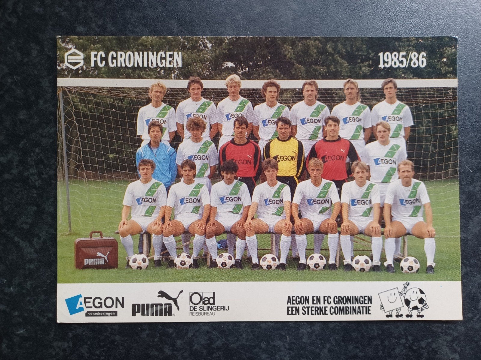 FC Groningen 1985/86 (sport voetbal Groningen), Verzamelen, Ophalen of Verzenden, 1980 tot heden, Sport en Spel