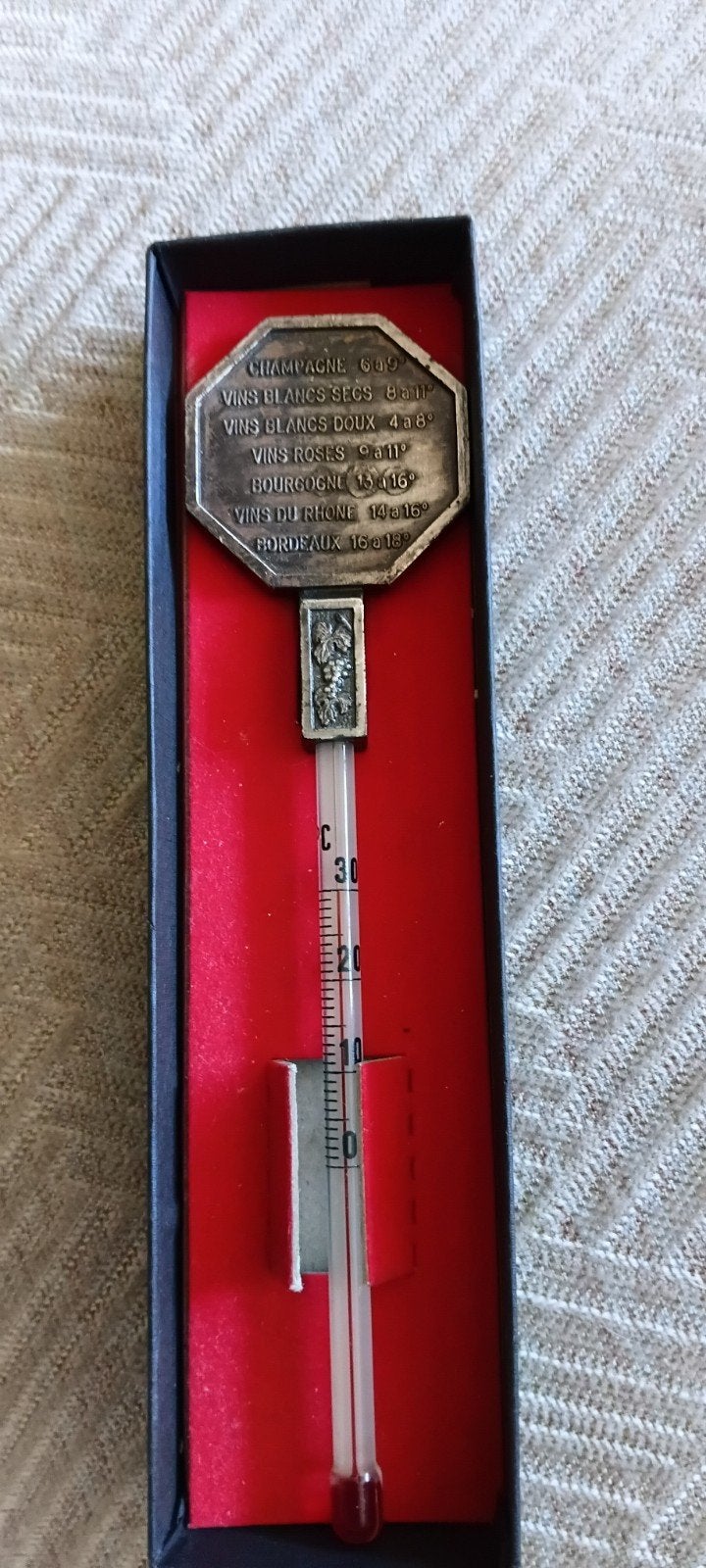 Wijnthermometer voor Champagne, Rosé en andere wijnen, Ophalen of Verzenden, Zo goed als nieuw