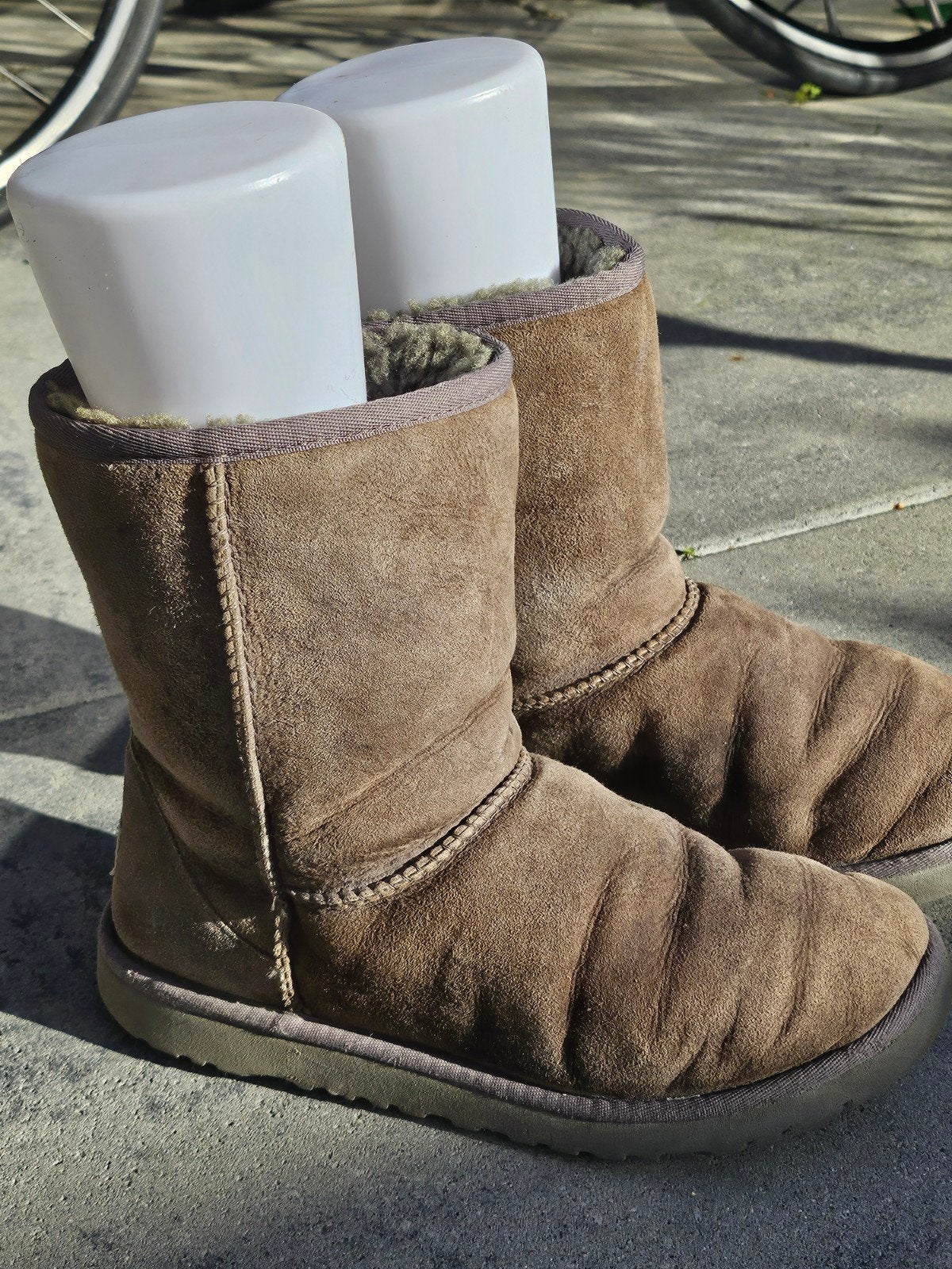 UGG Australia Classic Short laarzen - Grijs - Maat 35, UGG Australia, Lage of Enkellaarzen, Ophalen of Verzenden, Grijs