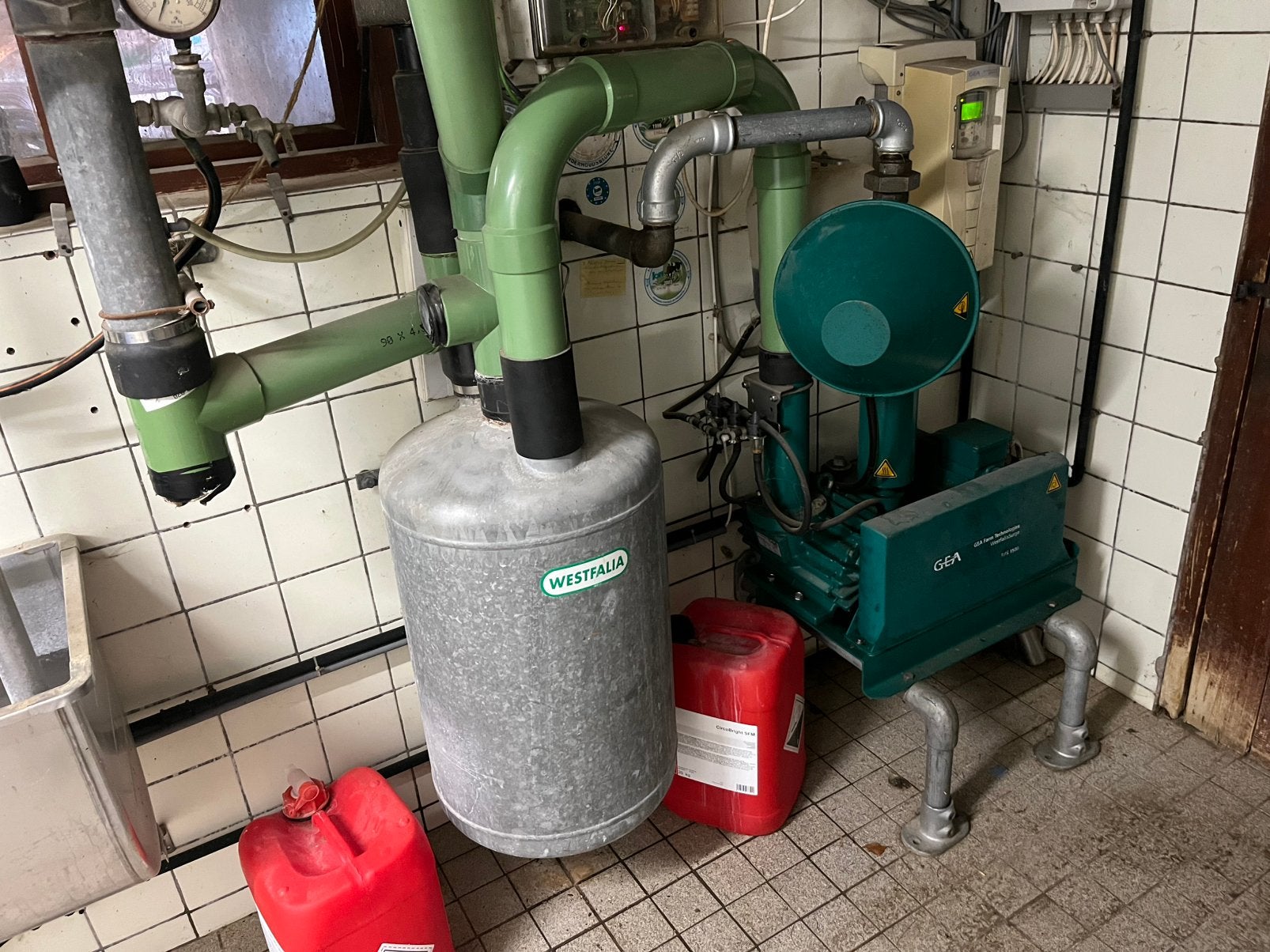 Westfalia surge rps 1500 vacuümpomp met frequentie regelaar, Ophalen, Gebruikt
