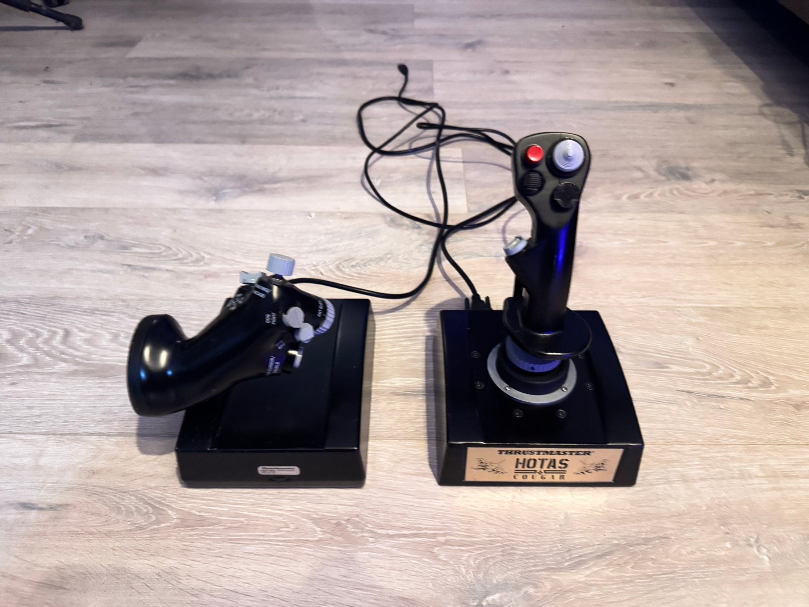 Thrustmaster Hotas Cougar F16 set, Ophalen of Verzenden, Gebruikt