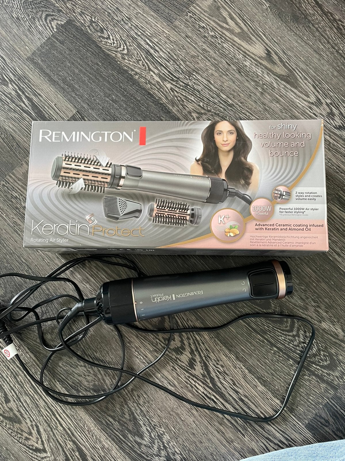 Remington Keratin Protect roterende haarstijler AS8810, Witgoed en Apparatuur, Persoonlijke-verzorgingsapparatuur, Ophalen of Verzenden