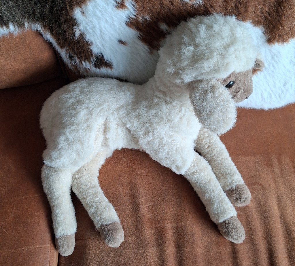 Vintage oud lammetje schaap knuffel, Ophalen of Verzenden