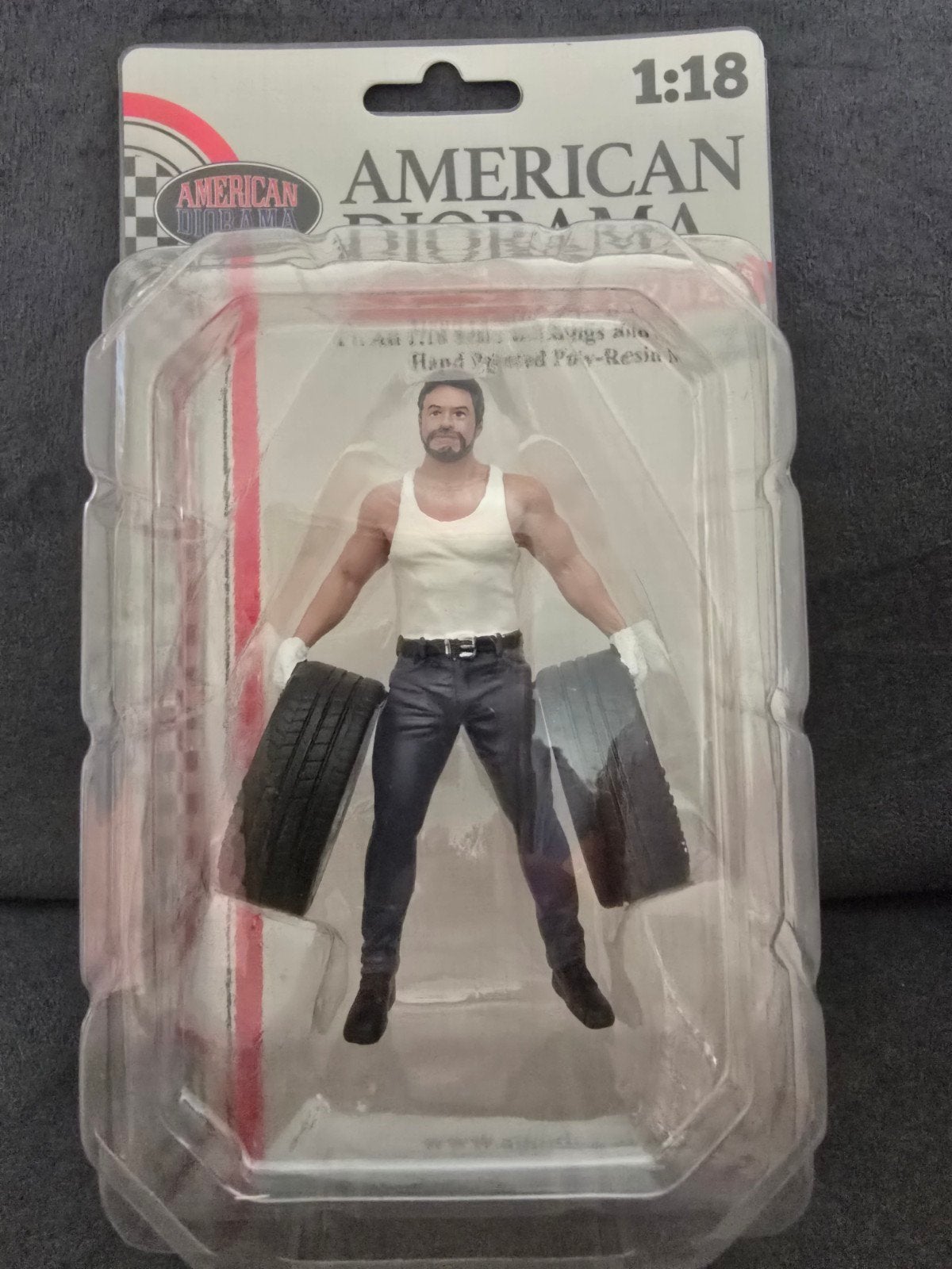 Muscle Mechanics figuur 1 American Diorama 1:18, Hobby en Vrije tijd, Modelbouw | Figuren en Diorama's, Christian@diecastcompany.nl