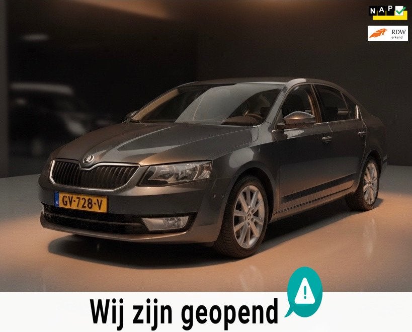 Skoda Octavia 1.4 TSI Greentech Ambition Businessline-airco-, Auto's, Skoda, Stof, Gebruikt, Euro 6, 150 pk