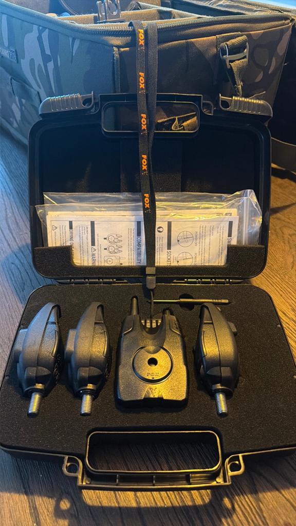 Fox Micron MX 3+1 Beetmelderset, Watersport en Boten, Hengelsport | Karpervissen, Ophalen of Verzenden, Zo goed als nieuw, Overige typen