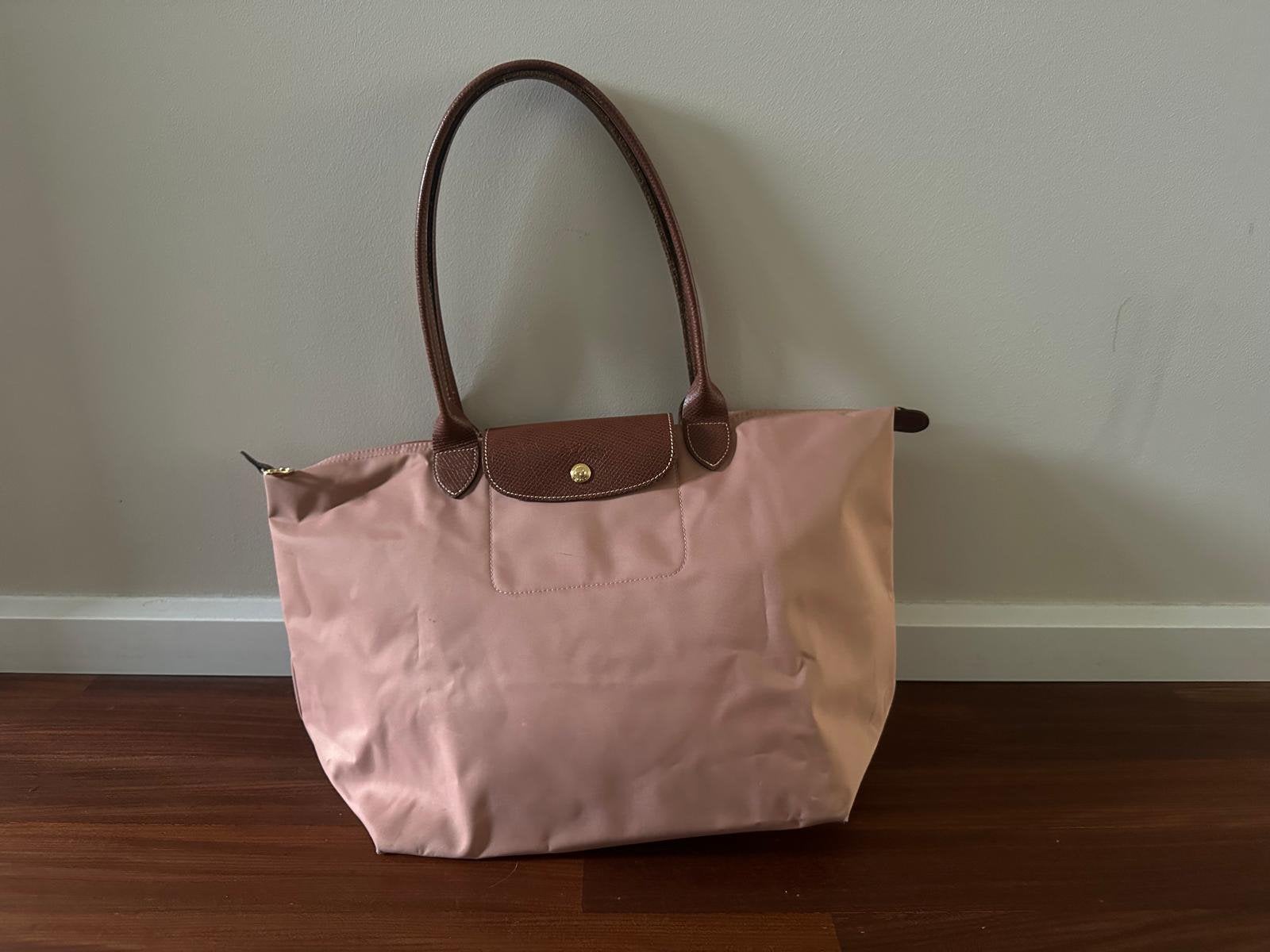 Longchamp tas L in roze, Ophalen of Verzenden, Zo goed als nieuw, Roze, Handtas
