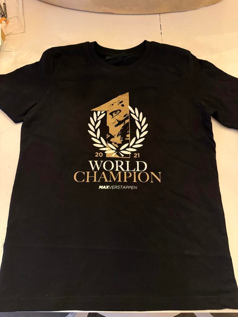 Max Verstappen Kampioenschap 2021 T-shirt, Ophalen of Verzenden, Nieuw, Jongen of Meisje, Shirt of Longsleeve