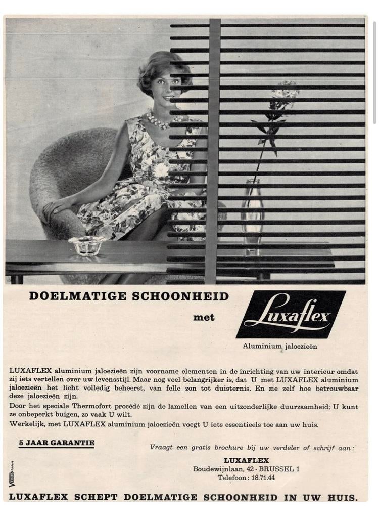 Luxaflex Vintage Look (breed) diverse maten, Ophalen, 200 cm of meer, 150 tot 200 cm, Brede lucaflex