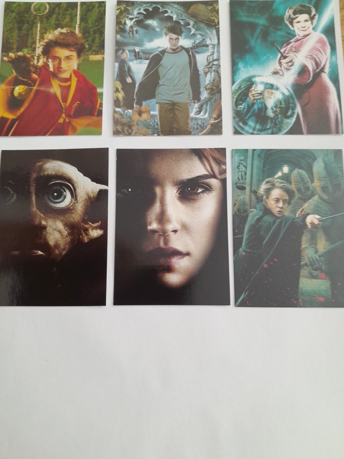 Harry Potter Panini Speciale Trading Cards, Ophalen of Verzenden, Gebruikt, Meerdere kaarten