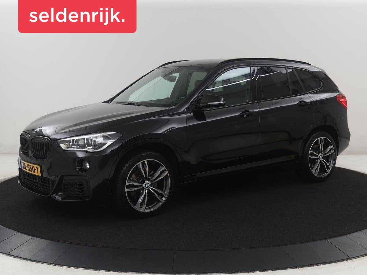 BMW X1 sDrive20i High Executive M-sport | Leder | Memory | H, 1998 cc, Zwart, Bedrijf, Automatische klimaatregeling