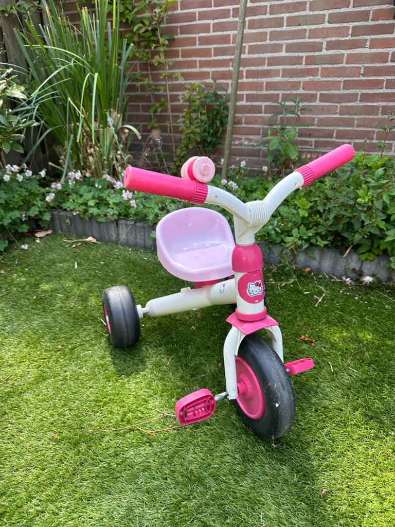 Driewieler Hello kitty, Ophalen, Gebruikt