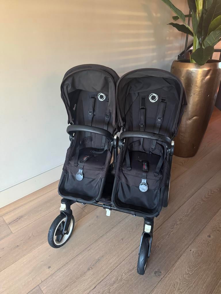 Bugaboo Donkey 2 Duo kinderwagen met accessoires, Ophalen, Gebruikt, Combiwagen, Duowagen