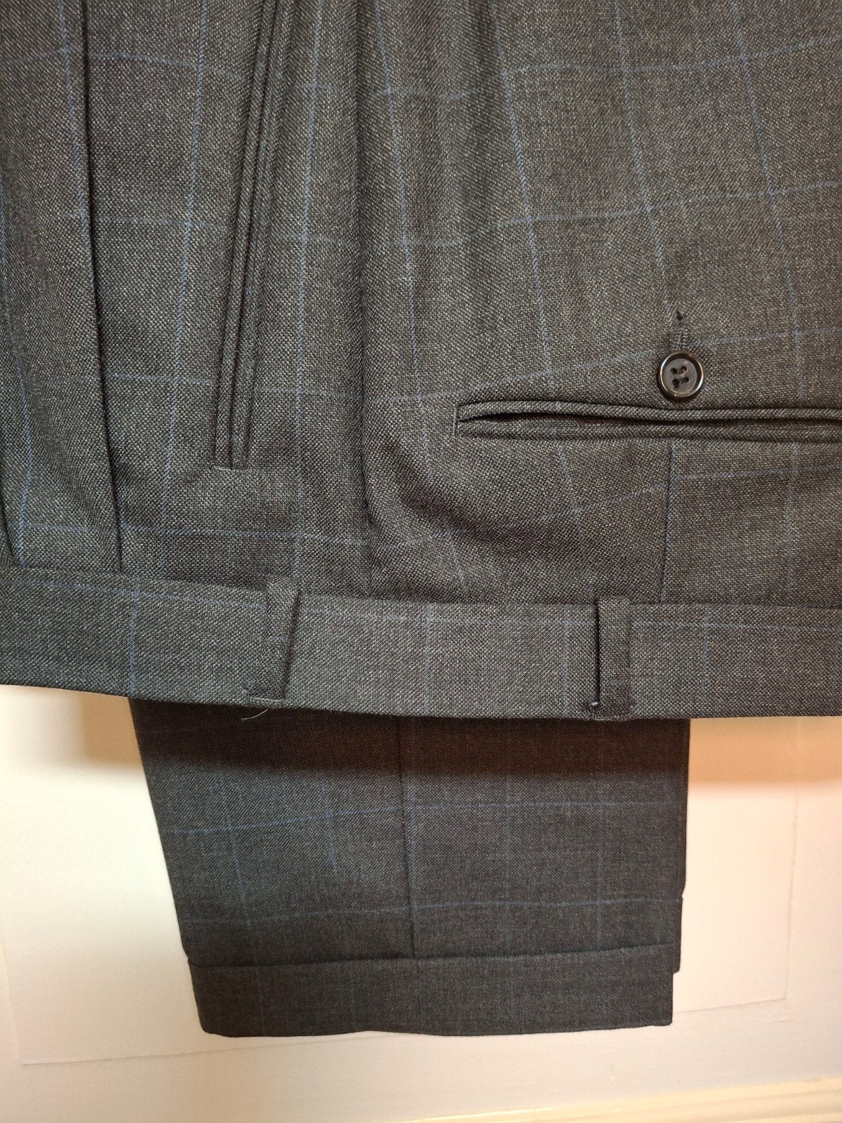Burberry's Super 100's Wollen Pak - Maat 52 (L), Kleding | Heren, Ophalen of Verzenden