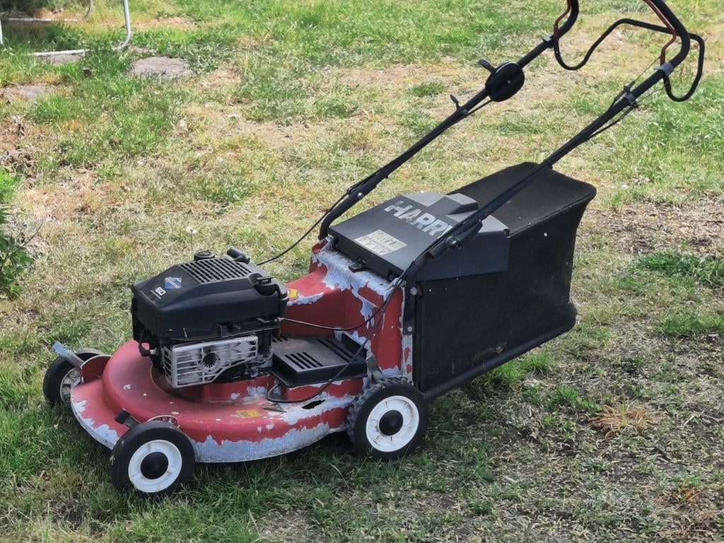 brede grasmaaier Harry 6pk b&s briggs & stratton, Tuin en Terras, Grasmaaiers, Ophalen, Gebruikt, 50 cm of meer