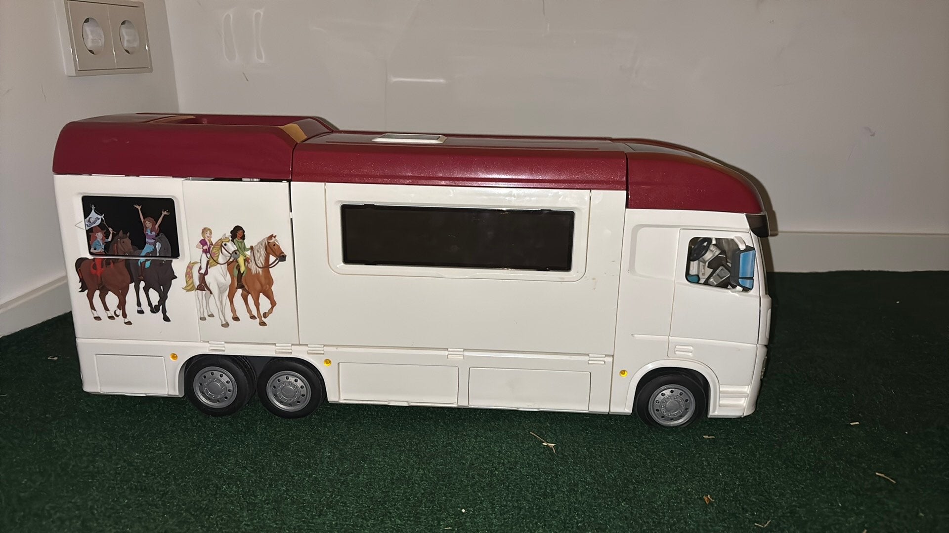 schleich paarden vrachtwagen, Verzamelen, Ophalen, Gebruikt