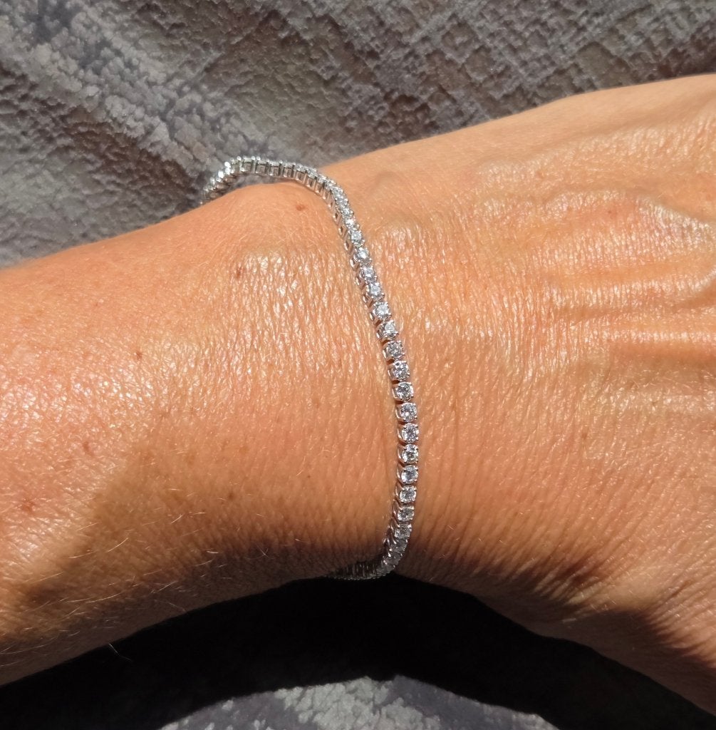 Gouden tennisarmband 3.00 ct diamanten. 2026/465