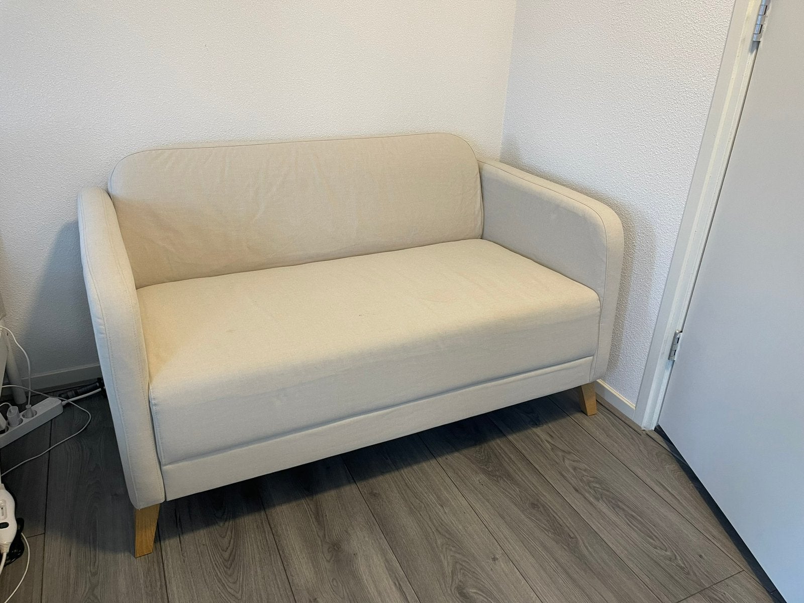 Ikea sofa bank Linanäs beige, Huis en Inrichting, Banken | Sofa's en Chaises Longues, Ophalen, Zo goed als nieuw